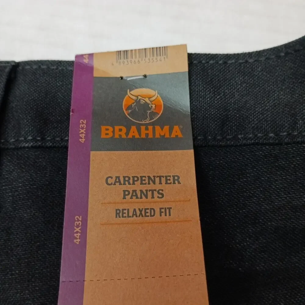 Brahma‎ Work Carpenter Pants Men's Size 44x32 Black Relaxed